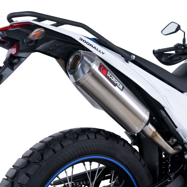 Scorpion Exhaust Scorpion Voge Rally 300 Stainless Steel Oval Exhaust